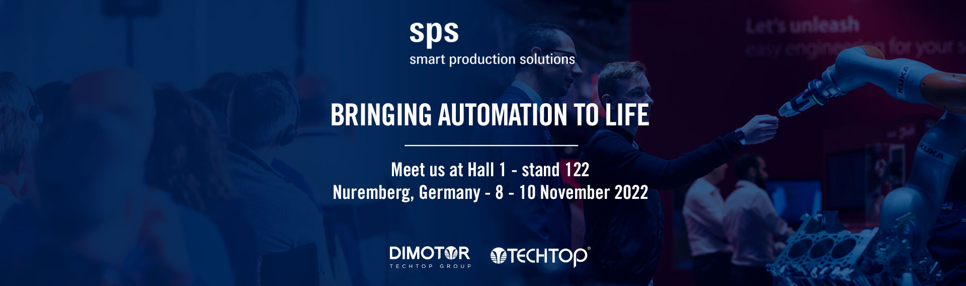 TECHTOP en SPS Nuremberg 2022 Dimotor